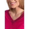 BLUZKA DAMSKA Z DEKOLTEM W SEREK BD3000-006
